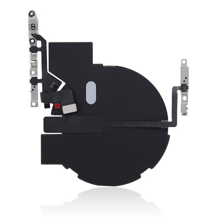 For iPhone 14 pro Volume On/Off Flex Cable With Wireless charging coil(Premium OEM)(SKU:1500571)