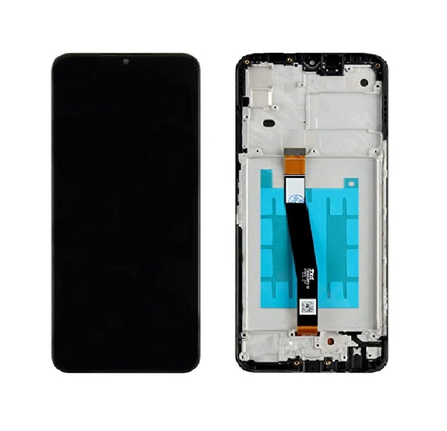 For Samsung Galaxy A22 5G | LCD Assembly With Frame | Black(Premium OEM)