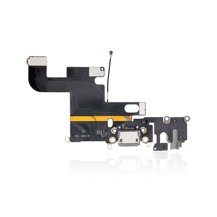 For iPhone 6 Charge Port Flex Cable/Earphone Flex Cable Black(Aftermarket)(SKU:1076117)