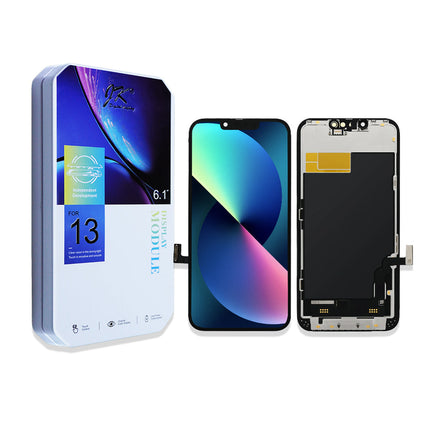 JK * For iPhone 13 LCD Assembly / incell / IC Removable Black (Aftermarket)(SKU:1529124)