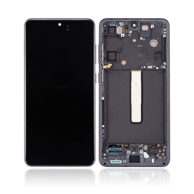 For Samsung Galaxy S21 FE | LCD Assembly with Frame/International F version | Black(Refurbished)