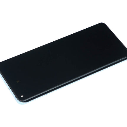 For xiaomi 11 OLED assembly With Frame Blue(Refurbished)(SKU:1479523)
