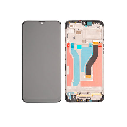 For Samsung Galaxy A10s/A107F | LCD Assembly With Frame/Orignal display window | Black(Refurbished)