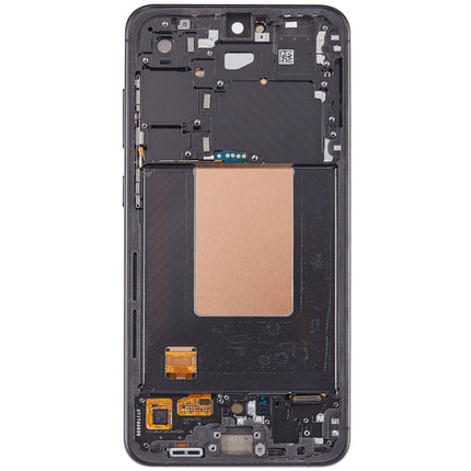 For Samsung Galaxy S24 FE 5G / OLED assembly With Frame Black (Refurbished)(SKU:1562237)