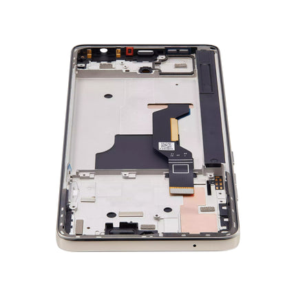 For Motorola G Stylus 5G (2024)  OLED assembly With Frame/XT2419-2 Silver (SKU:1565316)