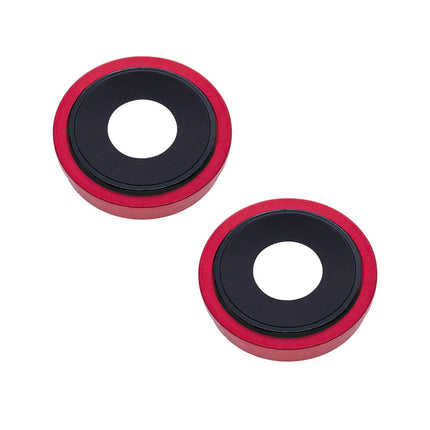 For iPhone 13 Mini Lens for back cover/Big Camera Hole/No Logo Red(Aftermarket Plus)(SKU:1495632)