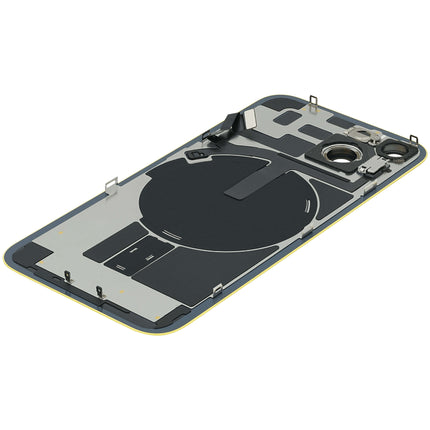 For iPhone 14 Lens for back cover With bracket and back camera lens / Magnetic Yellow (Aftermarket Plus)(SKU:1506291)