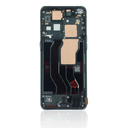 For OPPO Find X3 Pro / OLED assembly With frame / black  (Refurbished)(SKU:1505266)