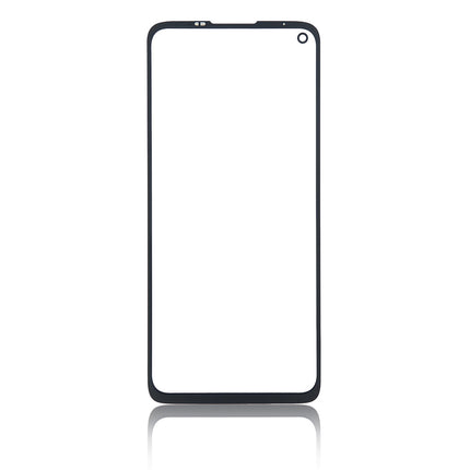 For Motorola G9 Plus Front Glass Lens With OCA Black(Aftermarket Plus)(SKU:1494492)