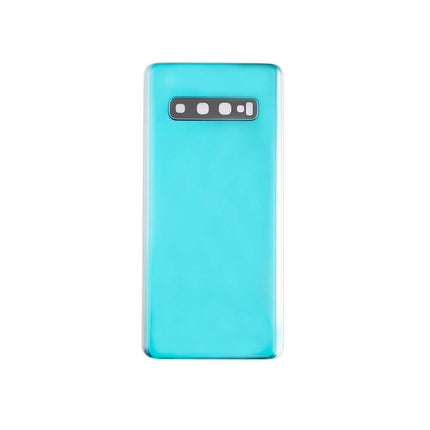 For Samsung Galaxy S10/G973 Back Cover With Camera Cover(No Logo) Green(Aftermarket Plus)(SKU:1113384)