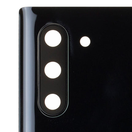 For Samsung Galaxy Note 10/N970 Back Cover With Camera Cover(No Logo) Black(Aftermarket Plus)(SKU:1145024)