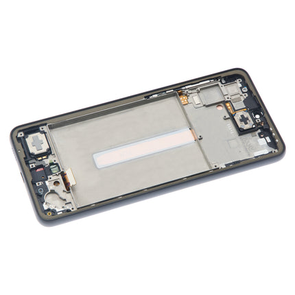 For Samsung Galaxy A33 5G / OLED assembly With frame / black  (Refurbished)(SKU:1554807)