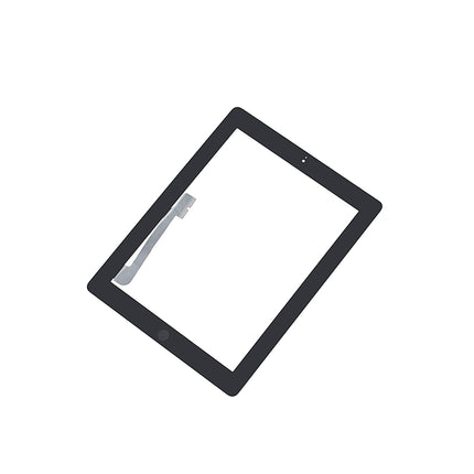 For iPad 4 Touch/Digitizer with camera bracket/adhesive Black(Aftermarket Plus)(SKU:1504577)