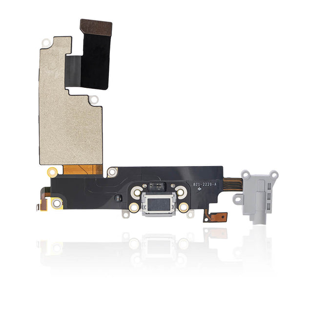 For iPhone 6 Plus | Charge Port Flex Cable/Earphone Flex Cable | White(Premium OEM)