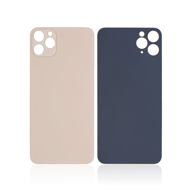 For iPhone 11 Pro Max | Lens for back cover/Big Camera Hole/No Logo | Gold(Aftermarket Plus)