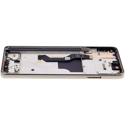 For Motorola G Stylus 5G (2024)  OLED assembly With Frame/XT2419-2 Silver (SKU:1565316)