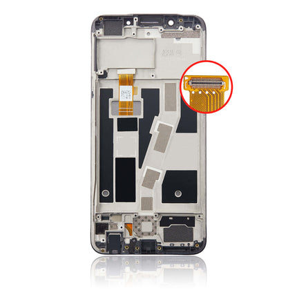 For OPPO A83 LCD Assembly With Frame Black(Refurbished)(SKU:1530411)