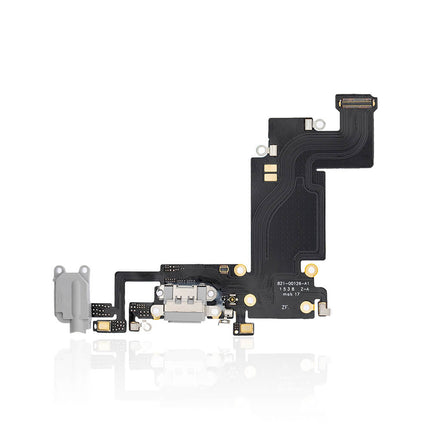 For iPhone 6s Plus | Charge Port Flex Cable/Earphone Flex Cable | White(Aftermarket)