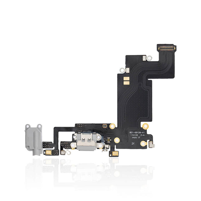 For iPhone 6s Plus | Charge Port Flex Cable/Earphone Flex Cable | White(Aftermarket)
