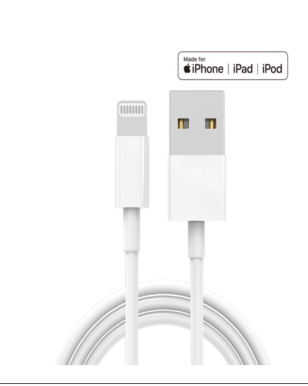  MFI Certified Data Cable /Lightning to USB / TPE material /C89 Chip  