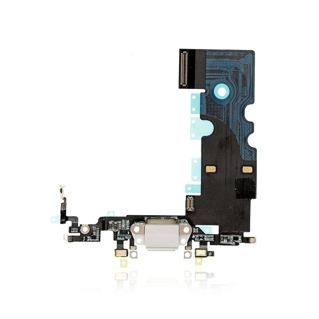 For iPhone 8 | Charge Port Flex Cable | White(Aftermarket Plus)