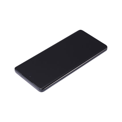 For Motorola Edge 40 Neo OLED assembly With Frame Black (Premiun OEM)(SKU:1532350)