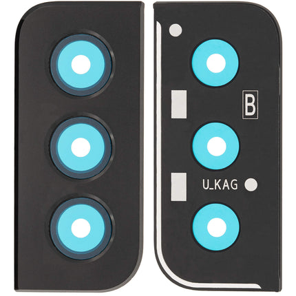 For Samsung Galaxy S21 Plus Camera Lens With Frame/Sticker Black(Premium OEM)(SKU:1475710)