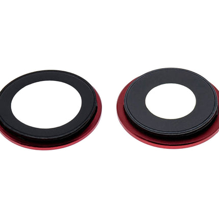 For iPhone 12 Camera Lens With Frame/Sticker Red(Premium OEM)(SKU:1430907)