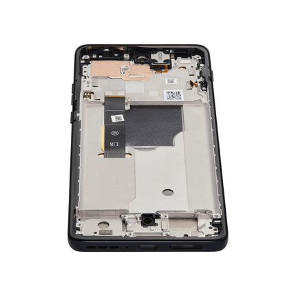 For Motorola Edge 2024 OLED assembly With Frame/XT2405 Black (SKU:1565314)