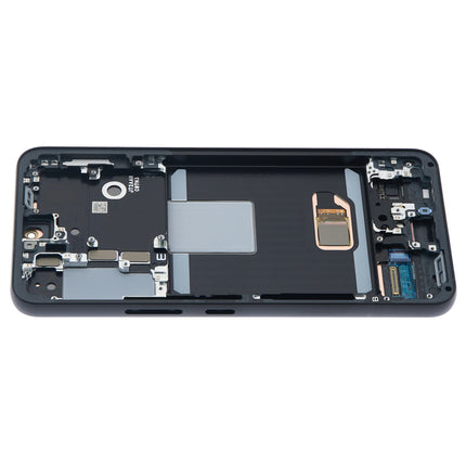 For Samsung Galaxy S22 5G China edition / F version / TS 5G OLED Assembly With frame / black  (Aftermarket Plus)(SKU:1559504)