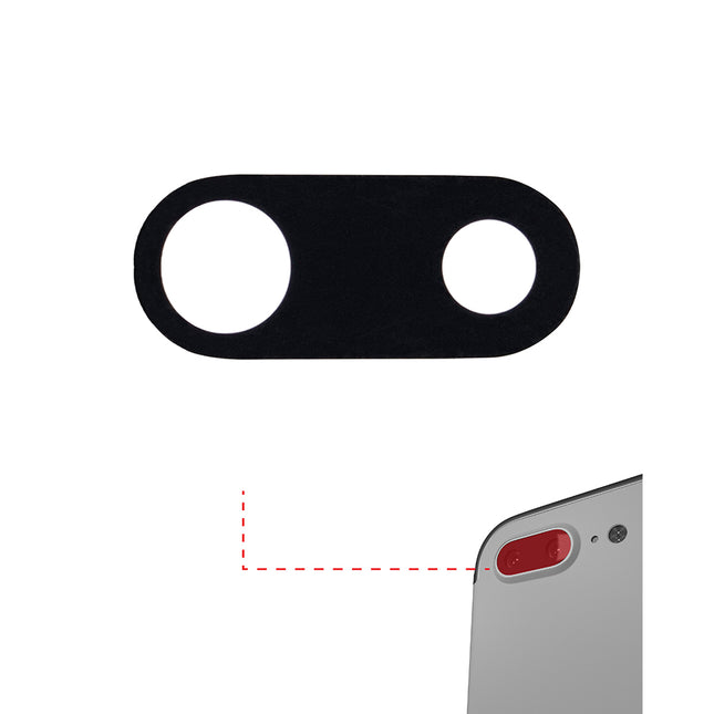 For iPhone 7 Plus/8 Plus | Camera Lens With Sticker | (Premium OEM)