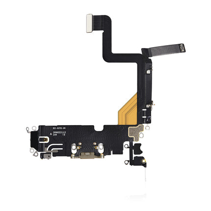 For iPhone 14 pro Charge Port Flex Cable Gold(Premium OEM)(SKU:1500541)