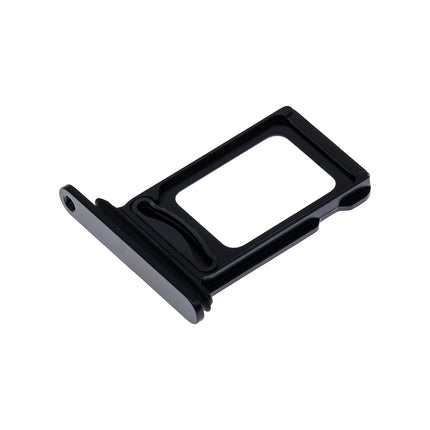 For iPhone 12 Sim Card Tray/Dual Sim Card Black(Premium OEM)(SKU:1358969)