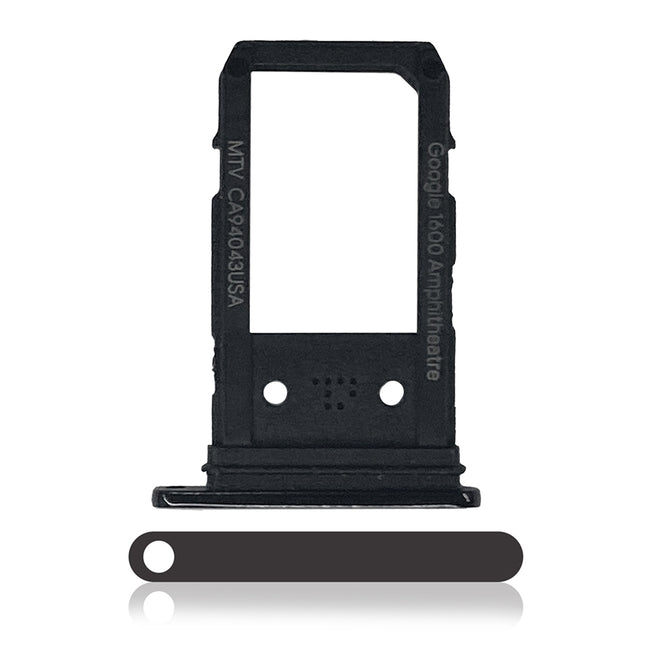 For Google Pixel 3A XL | 	Sim Card Tray | Black(Premium OEM)