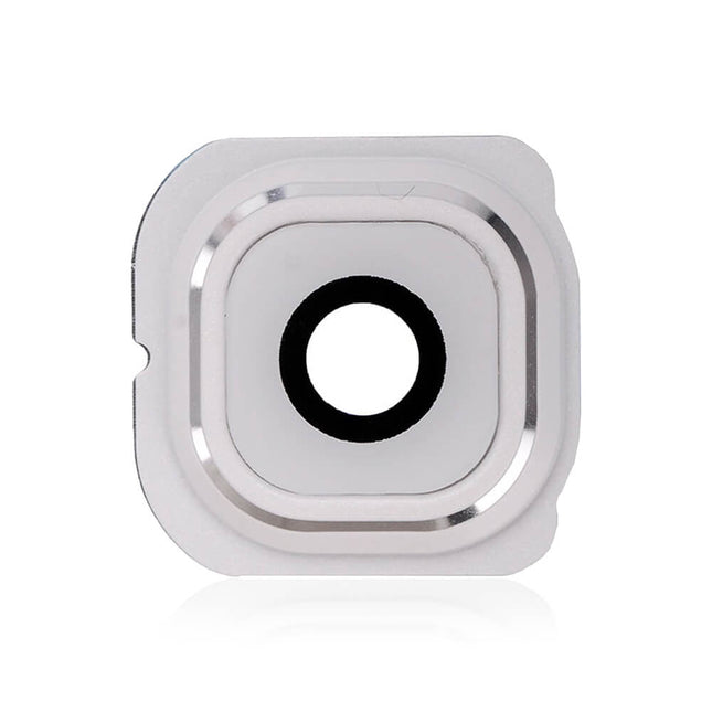 For Samsung Galaxy S6 Edge/G925F | Camera Lens With Frame/Sticker | White(Premium OEM)