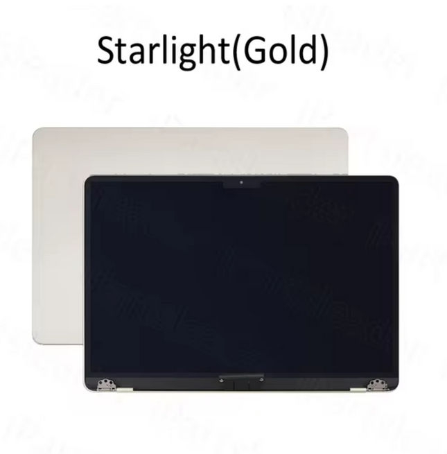 For Macbook Air/13-inch /Retina/Thunderbolt 3 /A2681 (2022) | LCD with Frame | Gold (Refurbished)