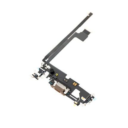 For iPhone 12 Pro max Charge Port Flex Cabe Gold(Premium OEM)(SKU:1379810)