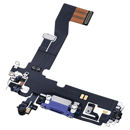 For iPhone 12 Charge Port Flex Cabe Purple(Refurbished)(SKU:1479624)