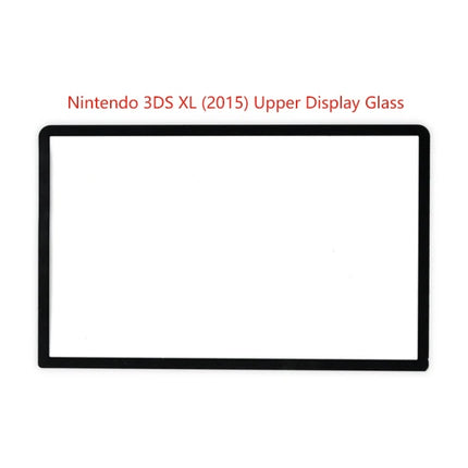 Nintendo 3DS XL (2015) Upper Display Glass Black (Aftermarket Plus)