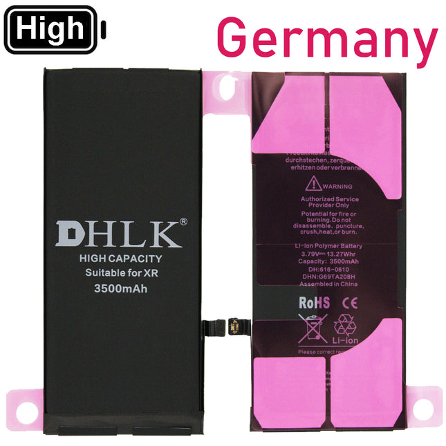 DHLK for iPhone XR | Battery with sticker High Capacity 3500mAh ***DE warehouse***