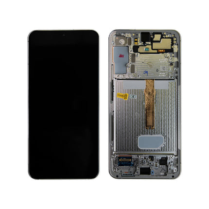 For Samsung Galaxy S22+ 5G | LCD Assembly with Frame/F version | Silver(Refurbished)