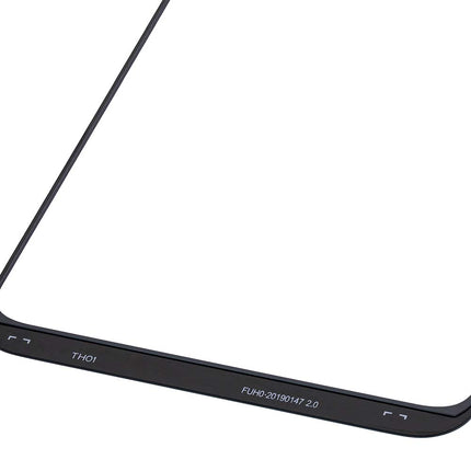 For Samsung Galaxy A20/A205 Front Glass/Lens With OCA/Polarized Film Black(Aftermarket Plus)(SKU:1476625)