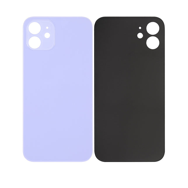 For iPhone 12 | Lens for back cover/Big Camera Hole/No Logo | Purple(Aftermarket Plus)