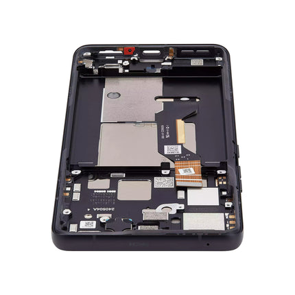 For Motorola Edge 50 pro OLED assembly With Frame Black Premium OEM (SKU:1563099)