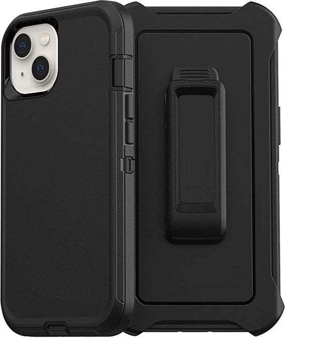 For iPhone 13 Mini no logo phone case|Black