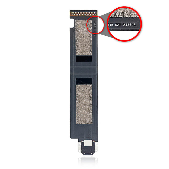 For iPad Pro 12.9inch 1st | Charge Port Flex Cable/3G version | Black(Premium OEM)