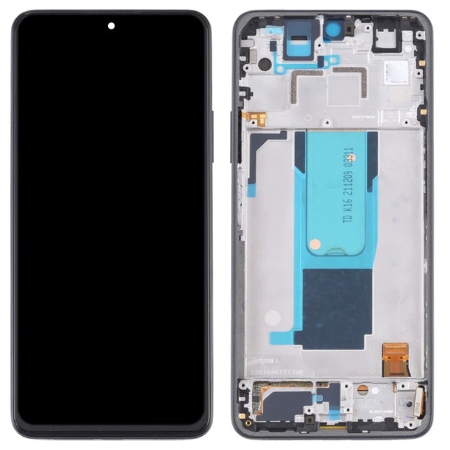 For Xiaomi Redmi Note 11 Pro+ 5G OLED Assembly With Frame Black(Aftermarket Plus)(SKU:1502709)
