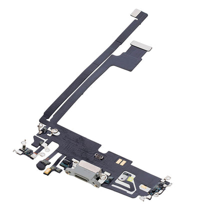 For iPhone 12 Pro max Charge Port Flex Cabe White(Aftermarket Plus)(SKU:1479361)