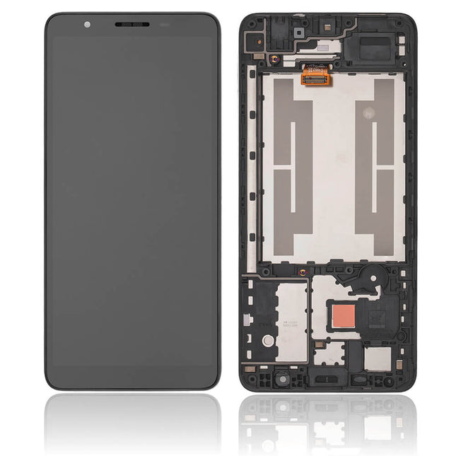 For Samsung Galaxy A01 Core/A013 | LCD Assembly With Frame | Black(Refurbished)