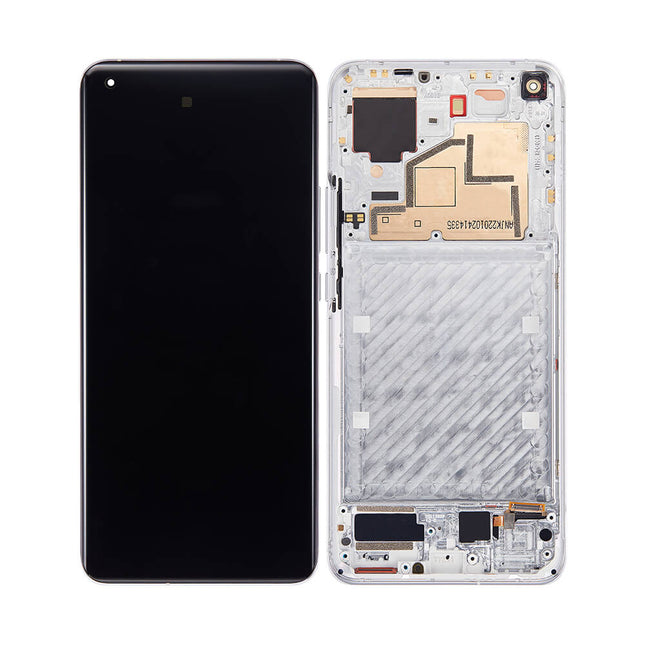For xiaomi 11 | LCD Assembly With Frame | Silver(Refurbished)